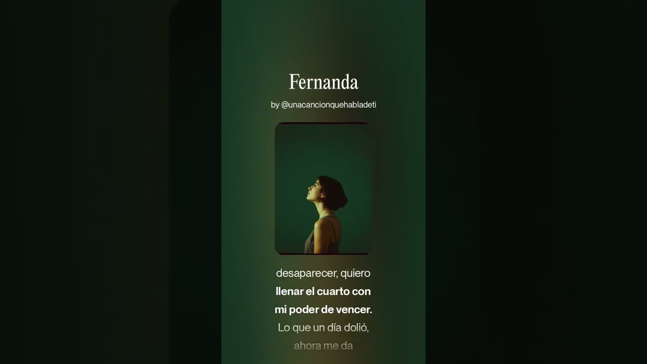 Canción para Fernanda
