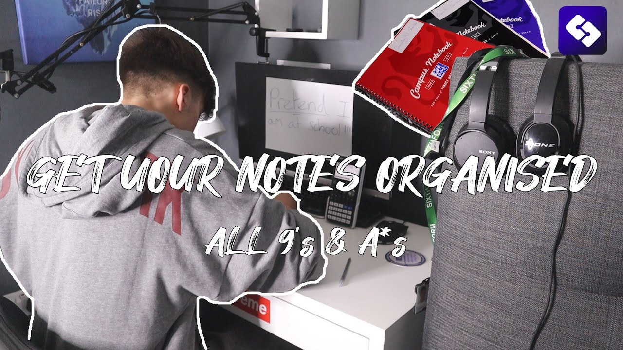 How I Organise(d) All Of My GCSE And A-Level Notes To Get All 9's And A*s | Optimise Your Revision