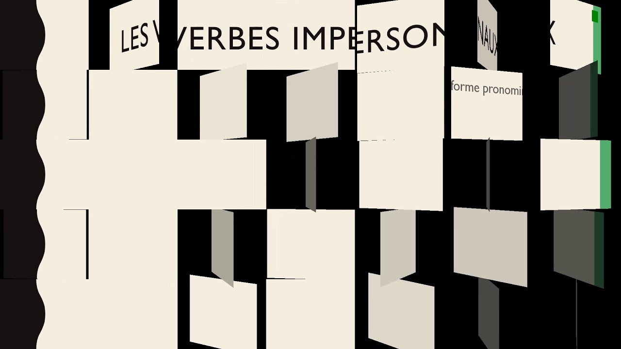LES TYPES DE VERBES