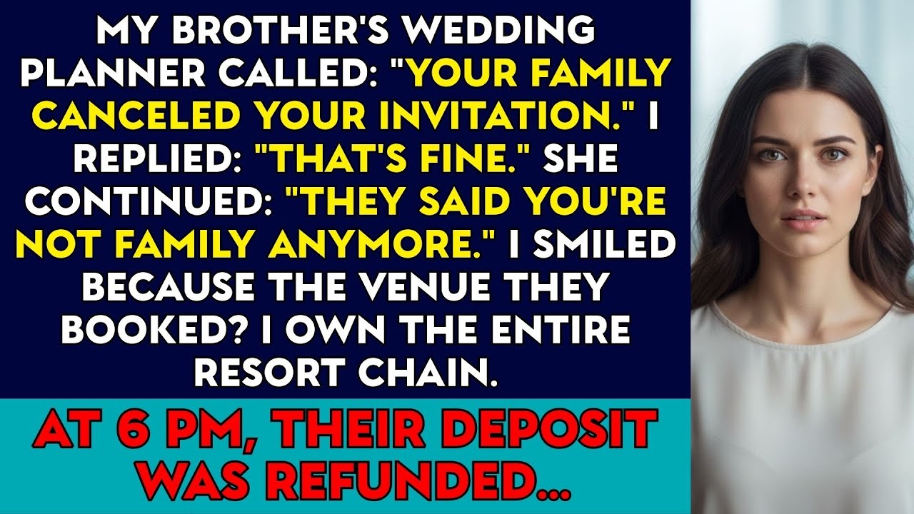 Brother’s Planner Said My Invite Was Canceled—'You