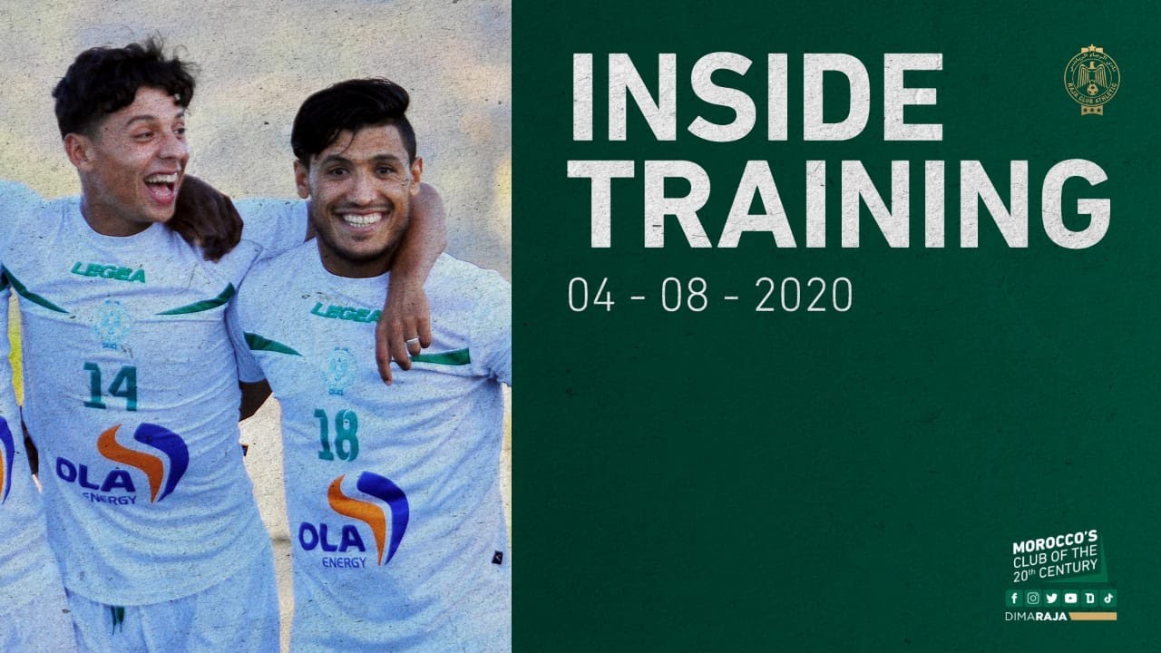 Inside training🏋️: Behind-the-scenes from Raja Club Athletic last training session before #MatRca