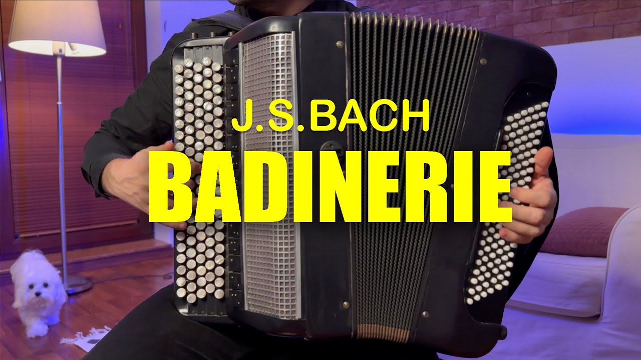 Bach - Badinerie - BWV 1067 Suite (Accordion)