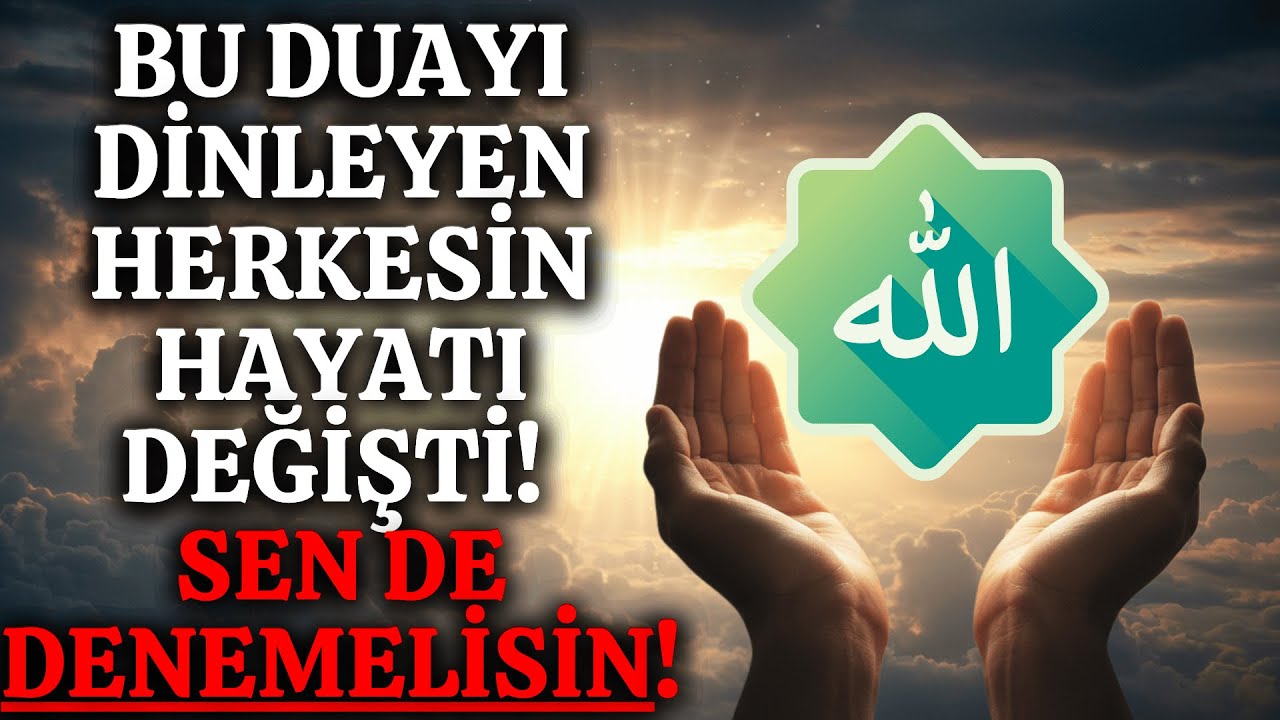 KESİN KABUL OLAN DUA! Dinleyenler ŞOK OLDU (Mucize Şahitlikler)