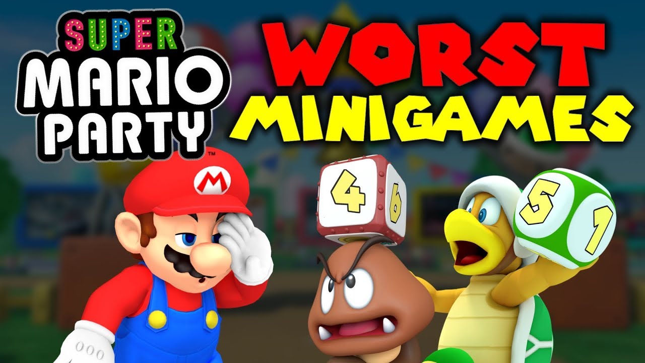 Top 10 WORST Super Mario Party MINIGAMES!