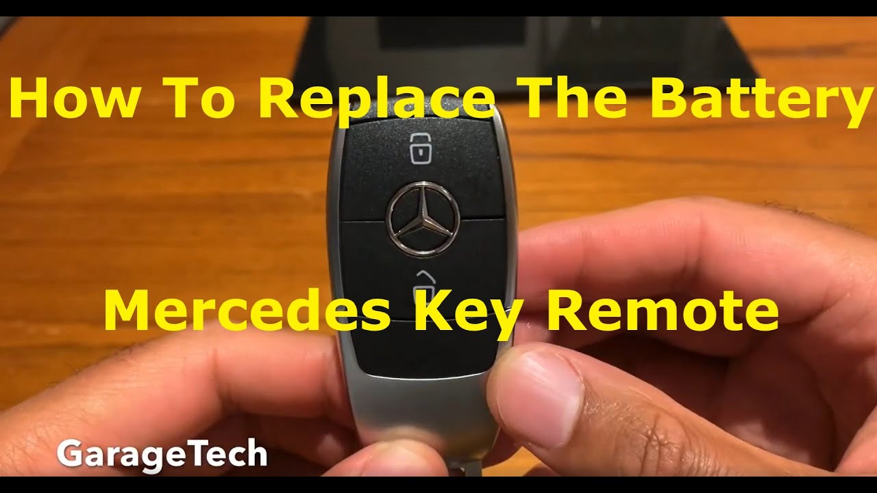 Замена батарейки в ключе Mercedes. Как самостоятельно заменить батарейку в брелке ключа Mercedes.