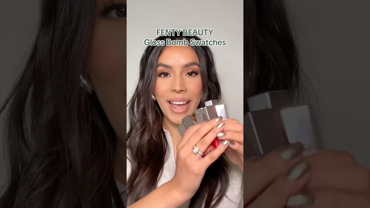 Fenty Beauty Gloss Bomb Lip Swatches #fentybeauty #fentybeautyreview