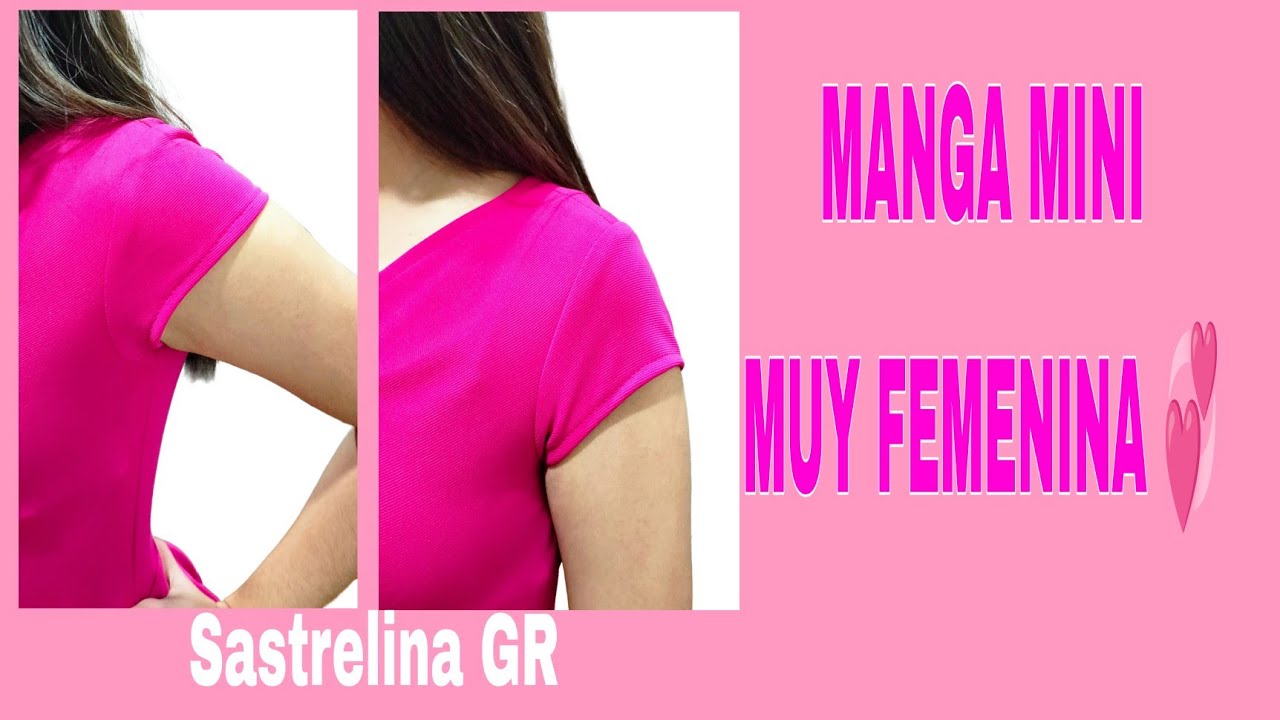cómo hacer MANGA MINI patrón y confección  muy femenina 💞