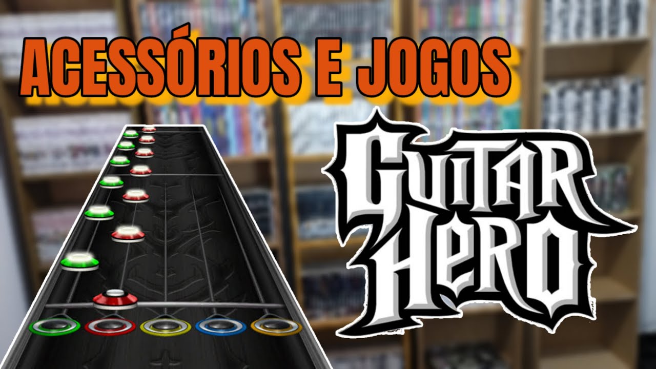 Minha coleção de GUITAR HERO (jogos, guitarras e acessórios)