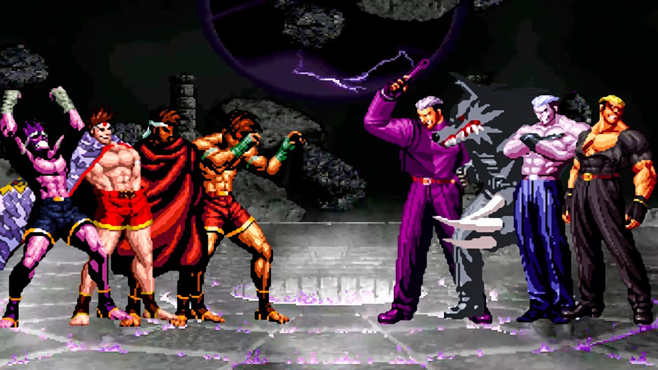 [KOF Mugen] Joe Higashi Team vs Ryuji Yamazaki Team