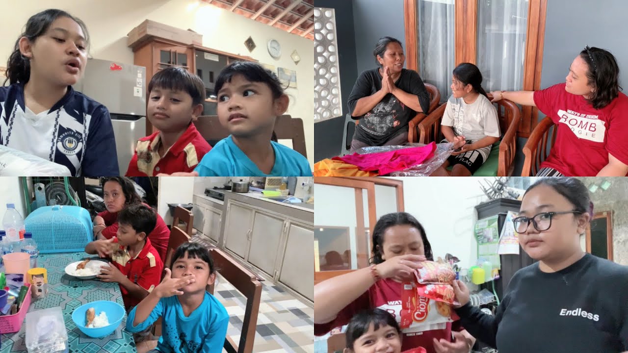 SALWA NGONTEN BARENG BOCIL BOCIL - MEMBERIKAN BAJU KE ANAK E MAK JAH LANJUT REVA ISAH’ AE NANGIS🤔🫠