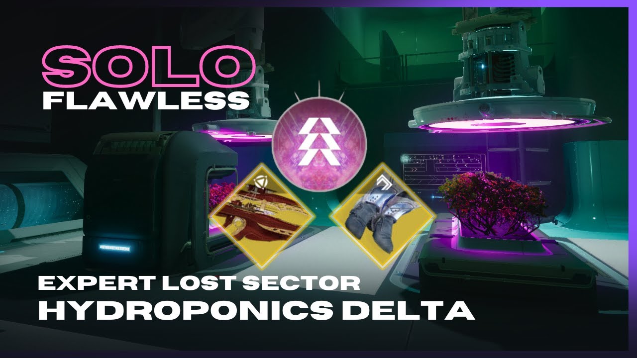 Prismatic Hunter with Microcosm - Solo Flawless Expert LS "Hydroponics Delta" - Destiny 2