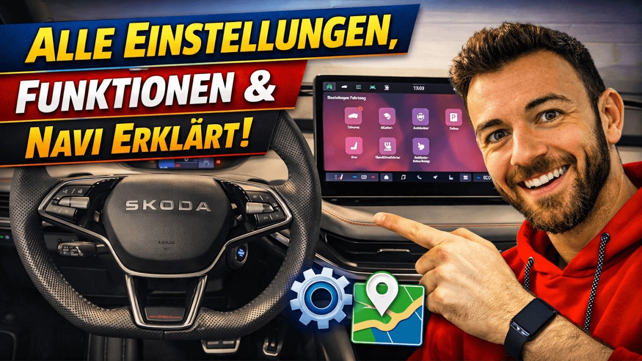 Škoda Elroq Bedienungsanleitung - Software & Navigation | Alle Menüs Schritt für Schritt