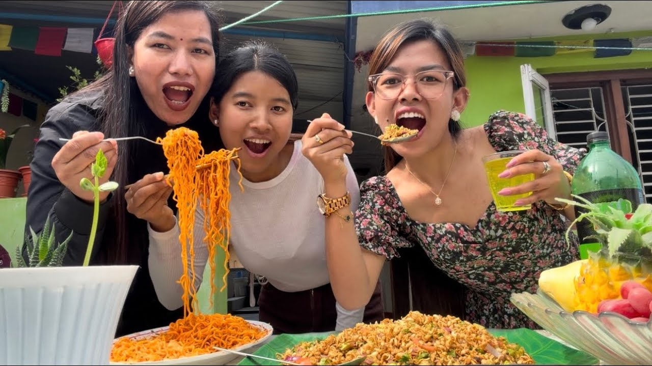 Food challenge #spicyfood #familytimefuntime #2xspicyramen #goviral 
