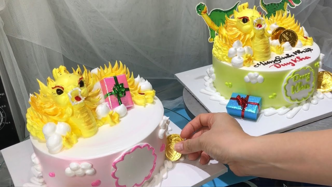 Dragon cream cake - Bánh kem Rồng - Dieulinh cake