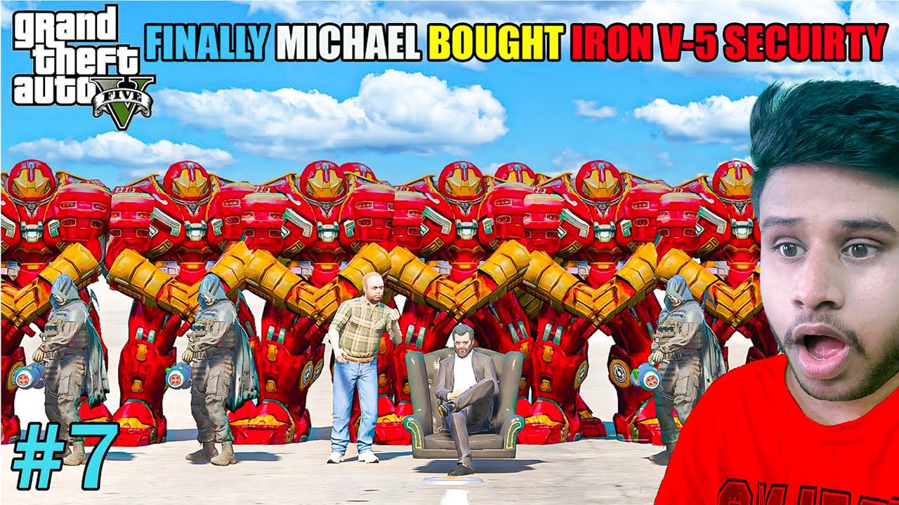 MICHAEL BUYING 9,999,999$ IRONMAN -V5 SECURITY| GTA V GAMEPLAY #7