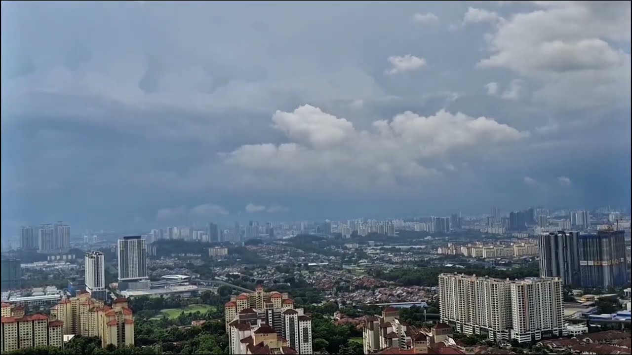 Sky Transformation, Stormy Clouds & City Lights | Kuala Lumpur | Peaceful Time-Lapse #timelapse