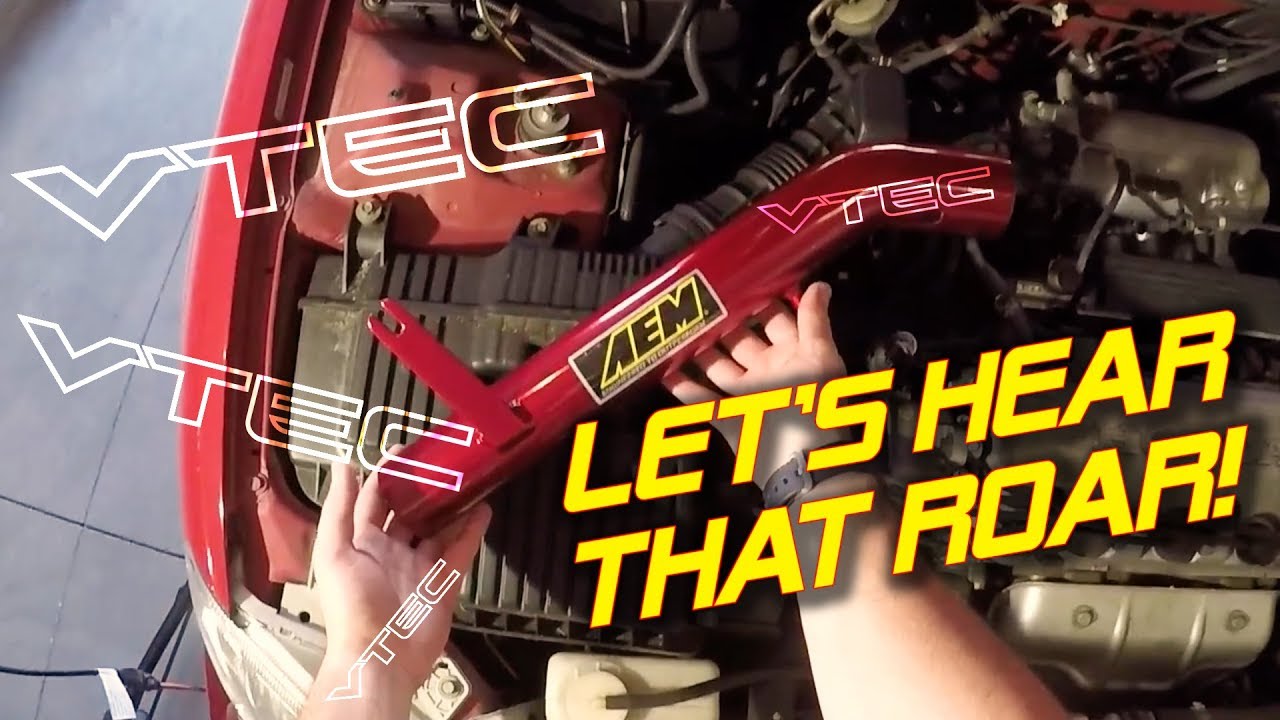 VTEC вот-вот включится! | Civic AEM Intake