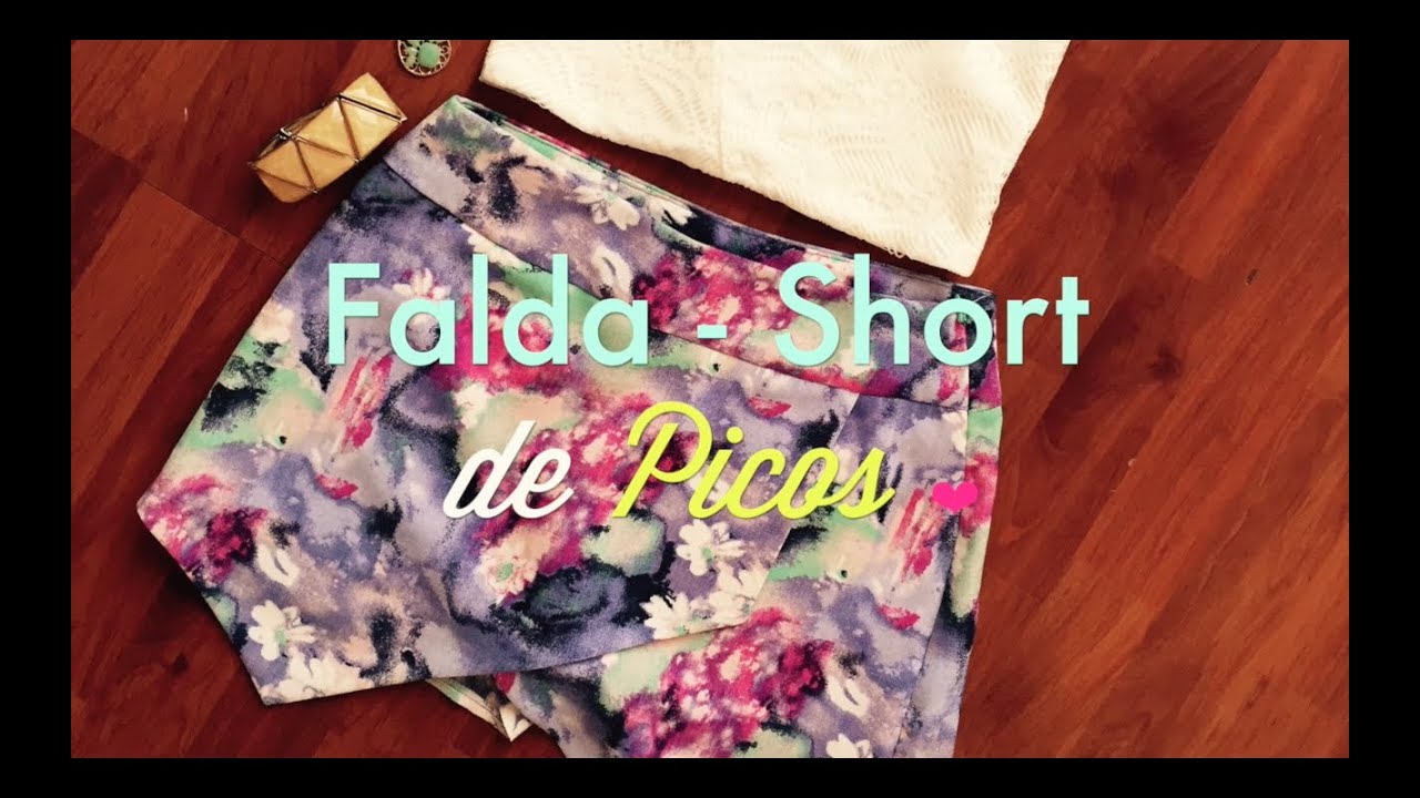 DIY! Short - Falda con picos (