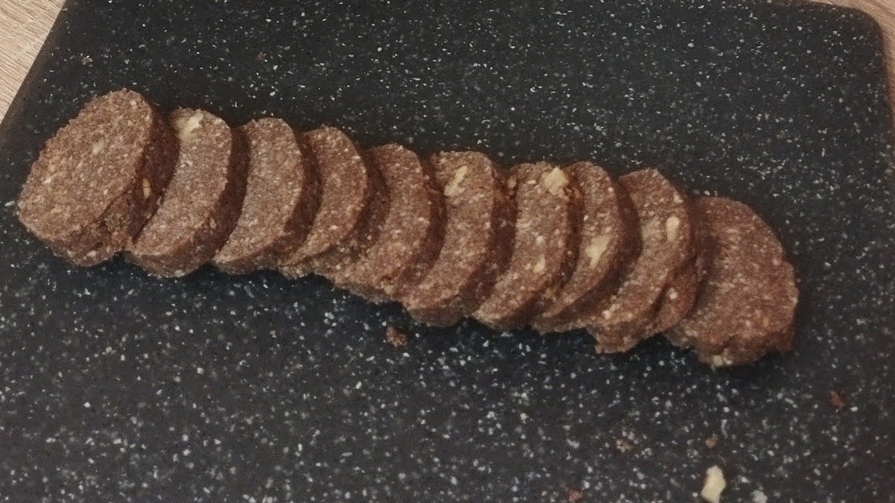 KOLBASA ŞİRNİYYATI... Kolbasa peçenye resepti, çox asan hazırlanan bir şirniyyat