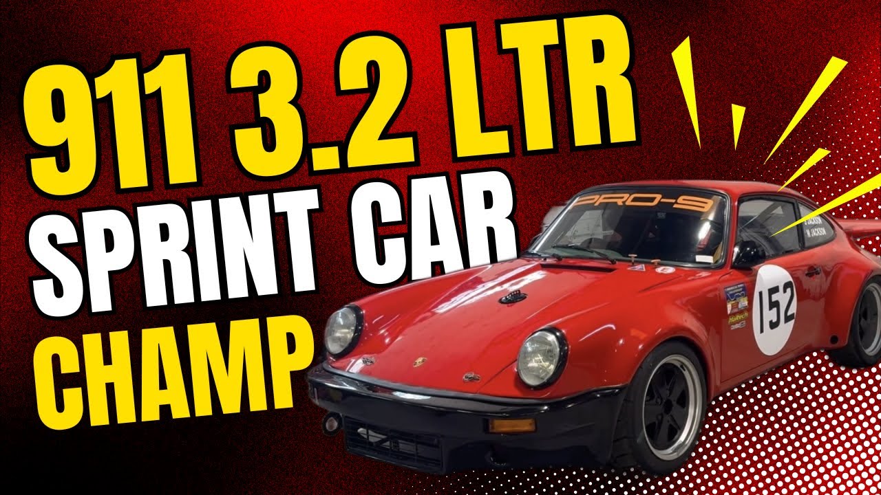 Pro 9 red 911, 3.2 ltr sprint car