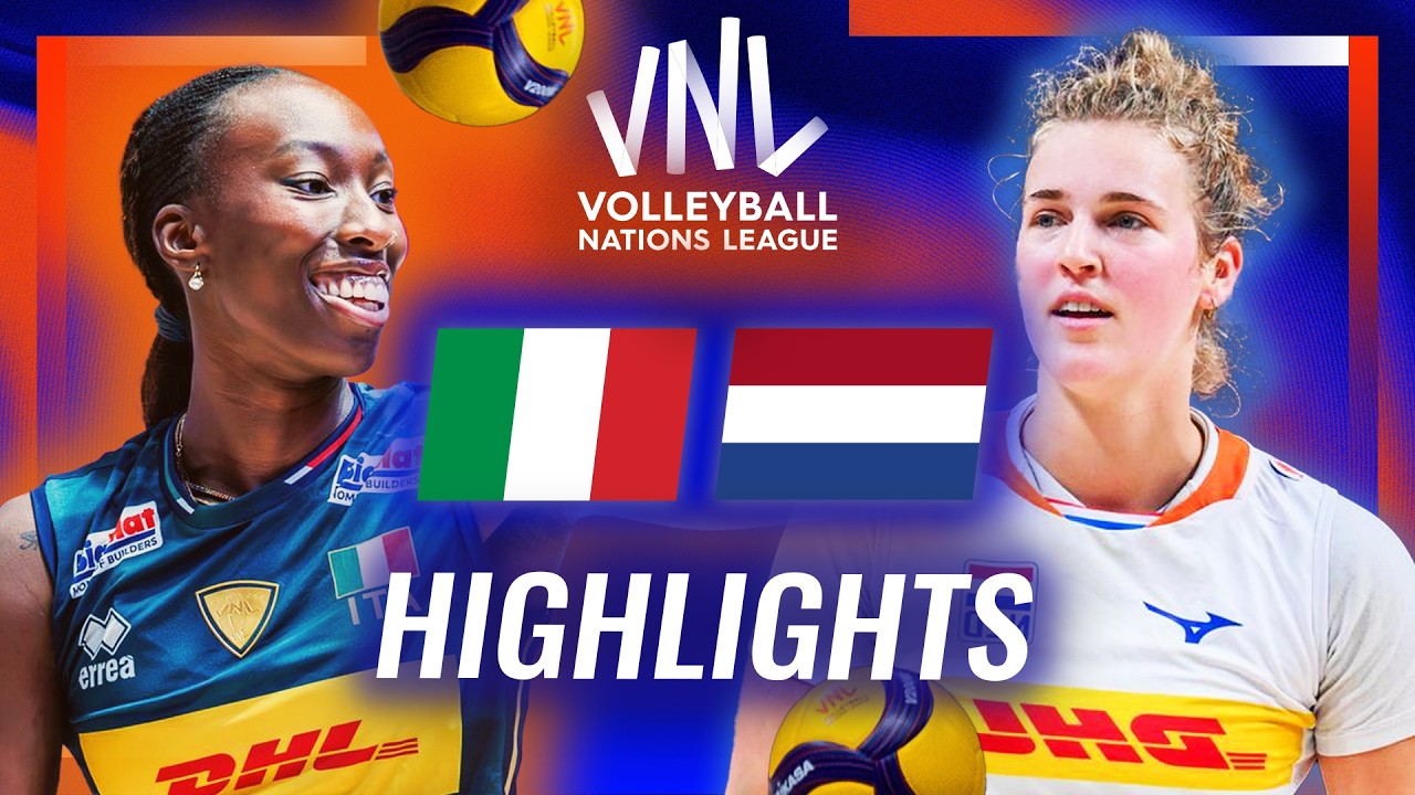 Italy 🇮🇹 vs. Netherlands 🇳🇱 - Quarter Final | Highlights | Women's VNL 2026