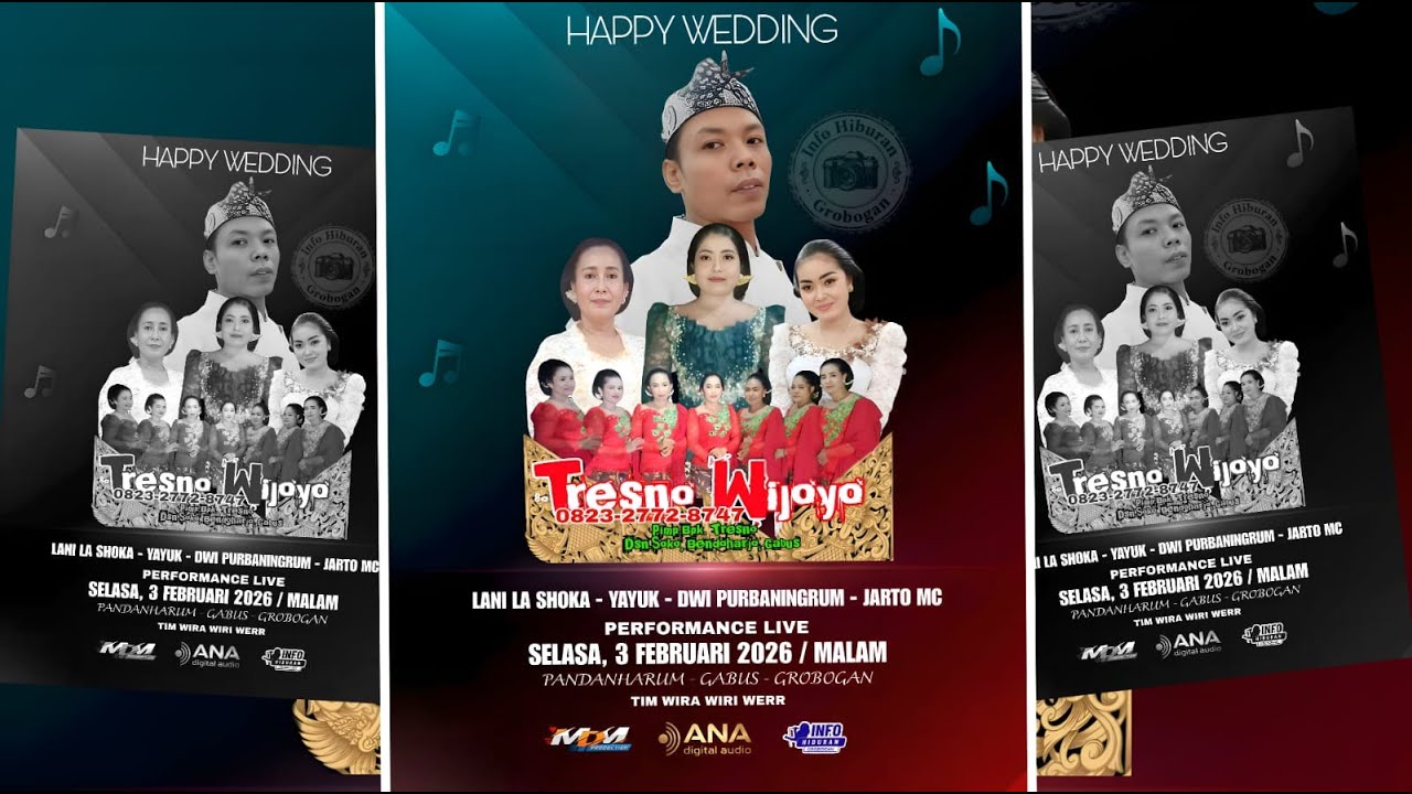 🔴LIVE KARAWITAN TRESNO WIJOYO IN JURON,PANDANHARUM /WEDDING 