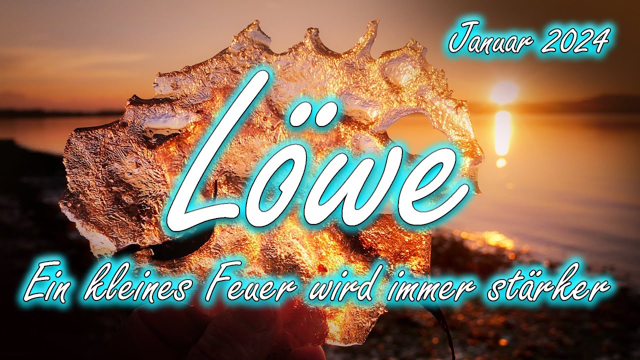 Löwe/Leo Januar 2024 : Ein kleines Feuer wird immer stärker