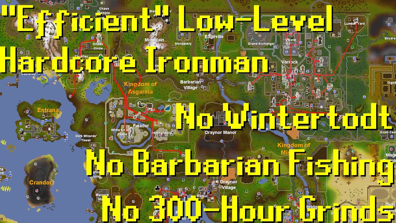 Efficient Low-Level OSRS Ironman Route - Episode 1 [OUTDATED]