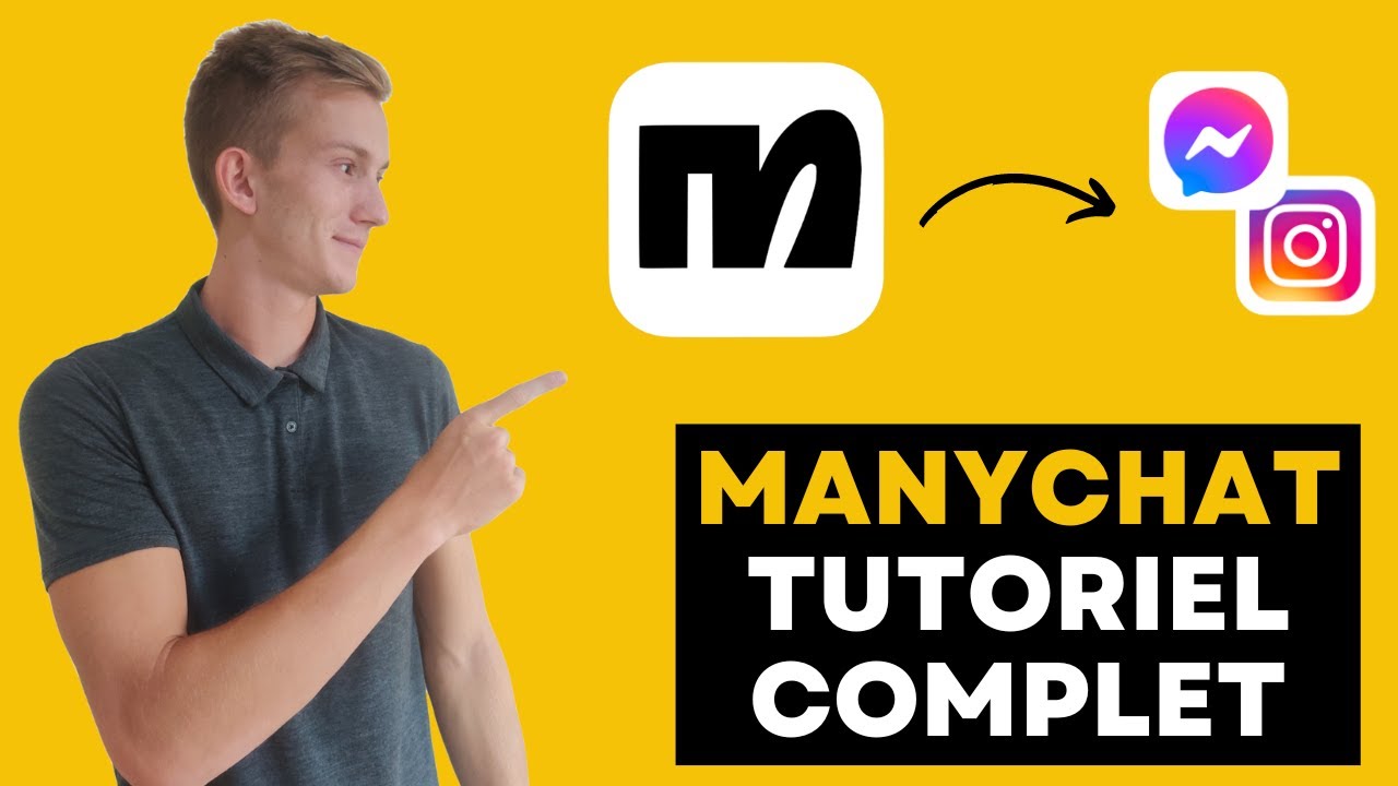 COMMENT FAIRE UN CHATBOT SUR MANYCHAT ? Tutoriel complet en français 2023 (Messenger & Instagram)