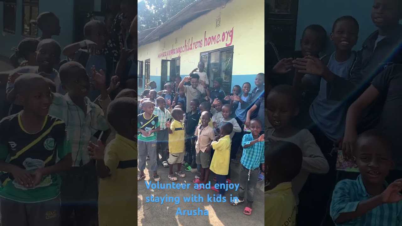 Volunteer and enjoy staying with #kids  in #arusha