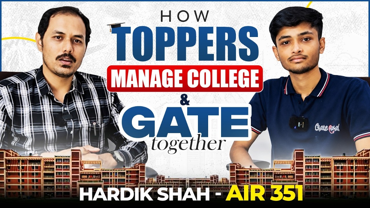 How to Balance College & GATE Preparation | Time Management Tips for GATE 2027