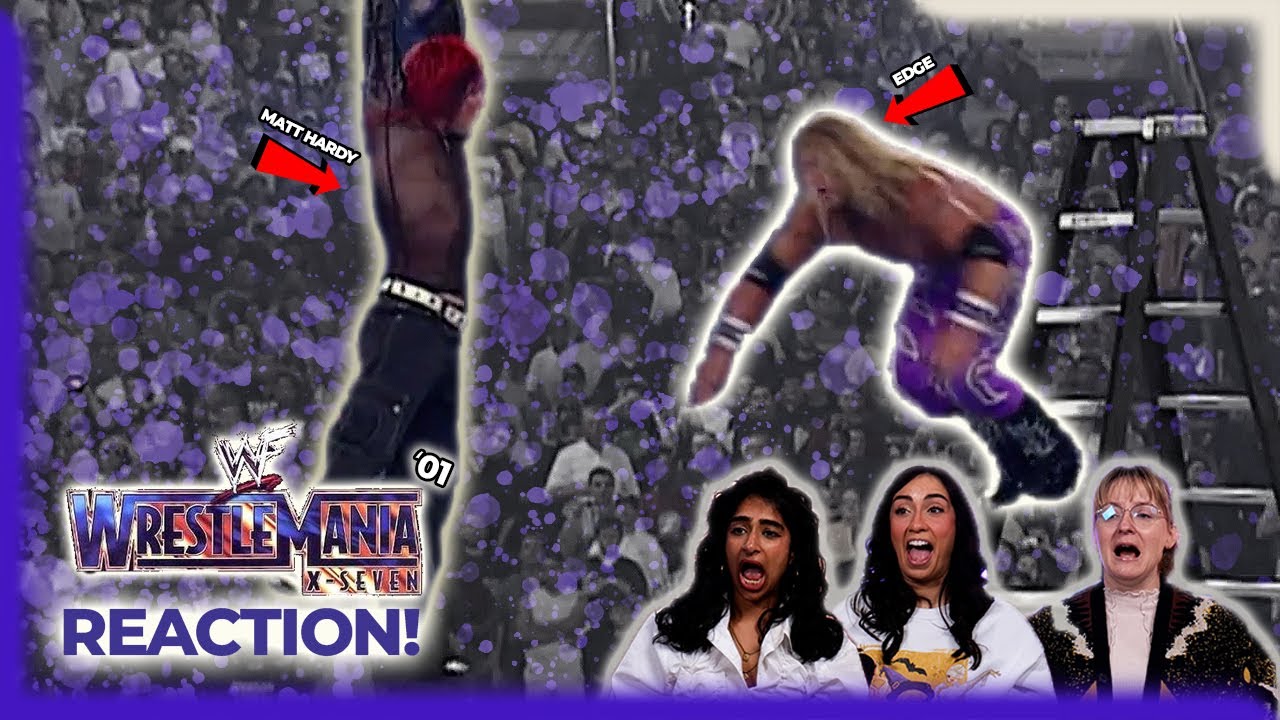 TLC 2, OH MY! | The Girls react to Wrestlemania X-Seven, WWF Tag Team Match!