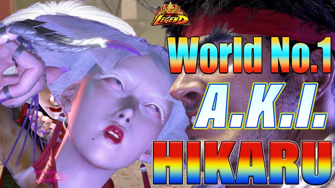 Street Fighter 6 🔥 Hikaru Shiftne World No.1 A.K.I. Powerful Combos ! 🔥 Best High Level Gameplay