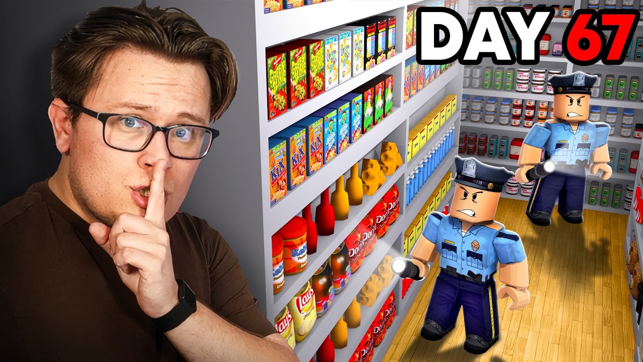 I Survived 99 Nights in Roblox MEGASTORE...