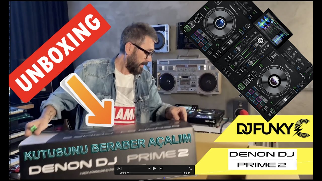 DENON DJ Prime 2 - Kutu açılımı