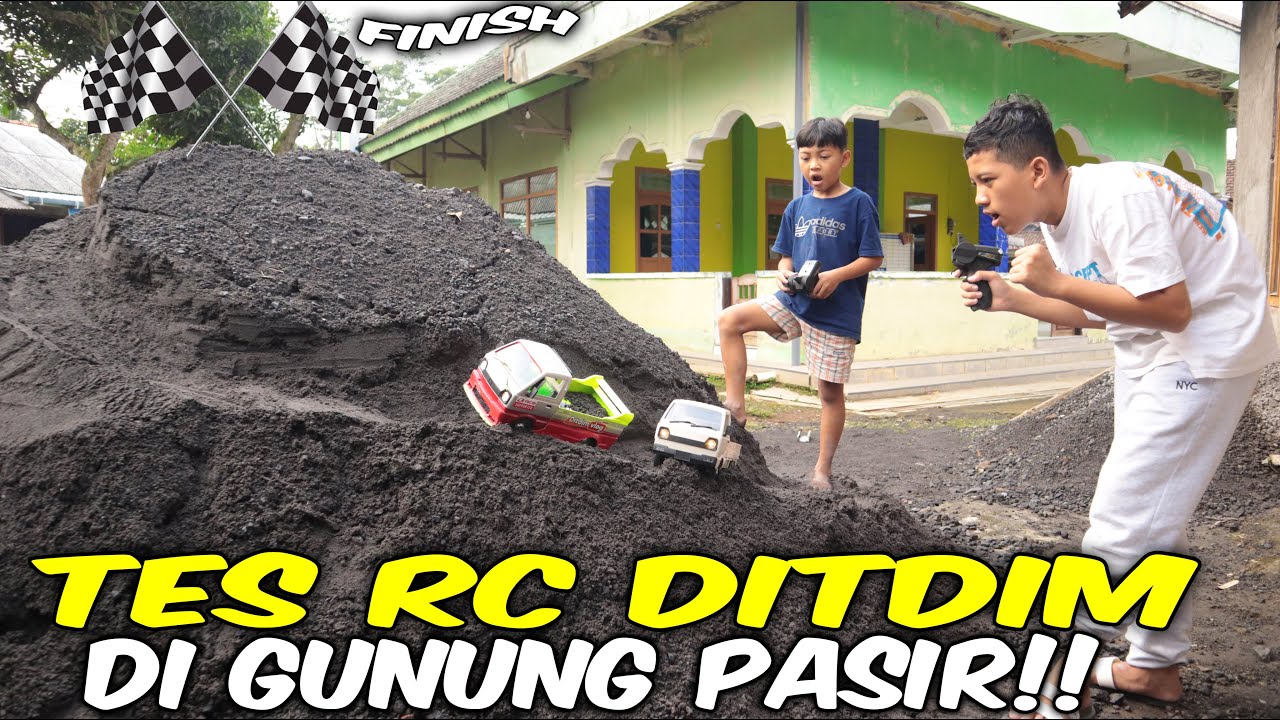 RC PICK UP DITDIM  MAIN PASIR DAN TES TANJAKAN GUNUNG PASIR❗