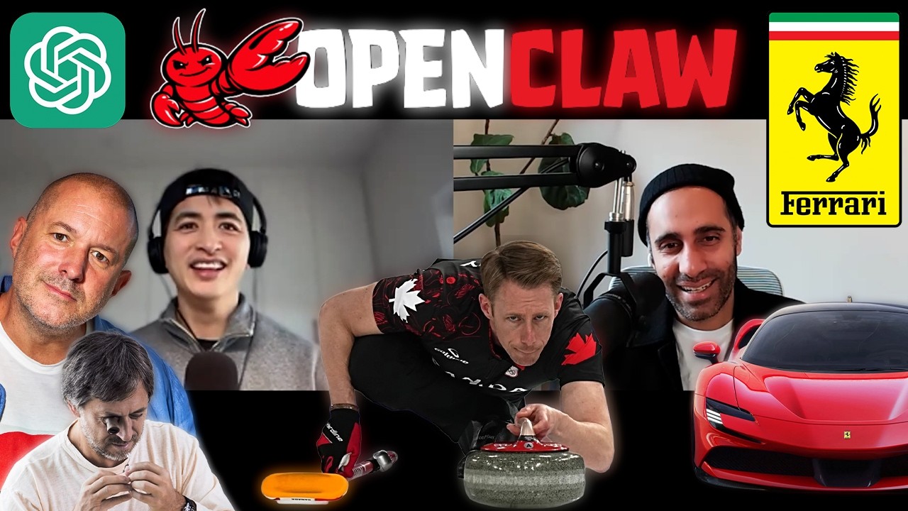 OpenAI приобретает OpenClaw, Ferrari x Jony Ive, процесс проектирования LoveFrom и зимние Олимпий...