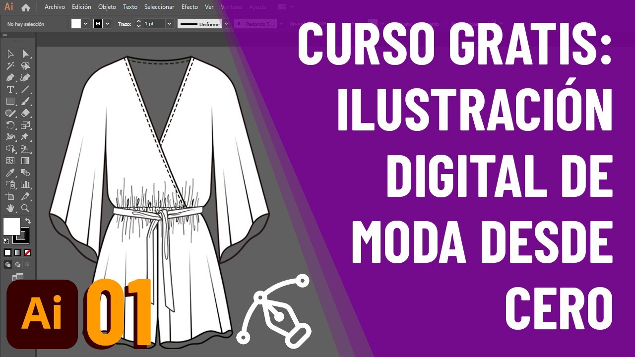 Ilustración digital de moda clase 1: Introducción a Adobe Illustrator