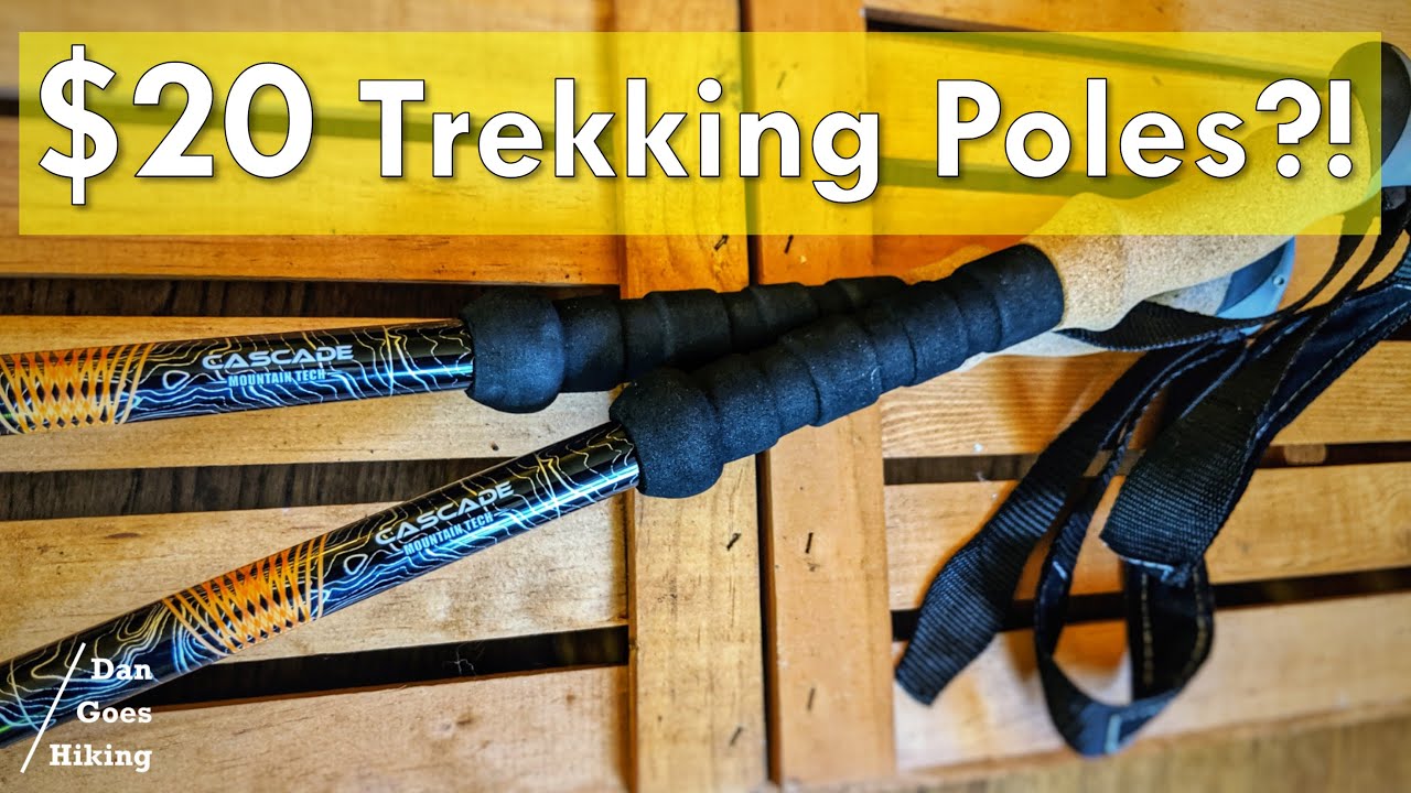 $20 Trekking Poles - Cascade Mountain Tech - First Look