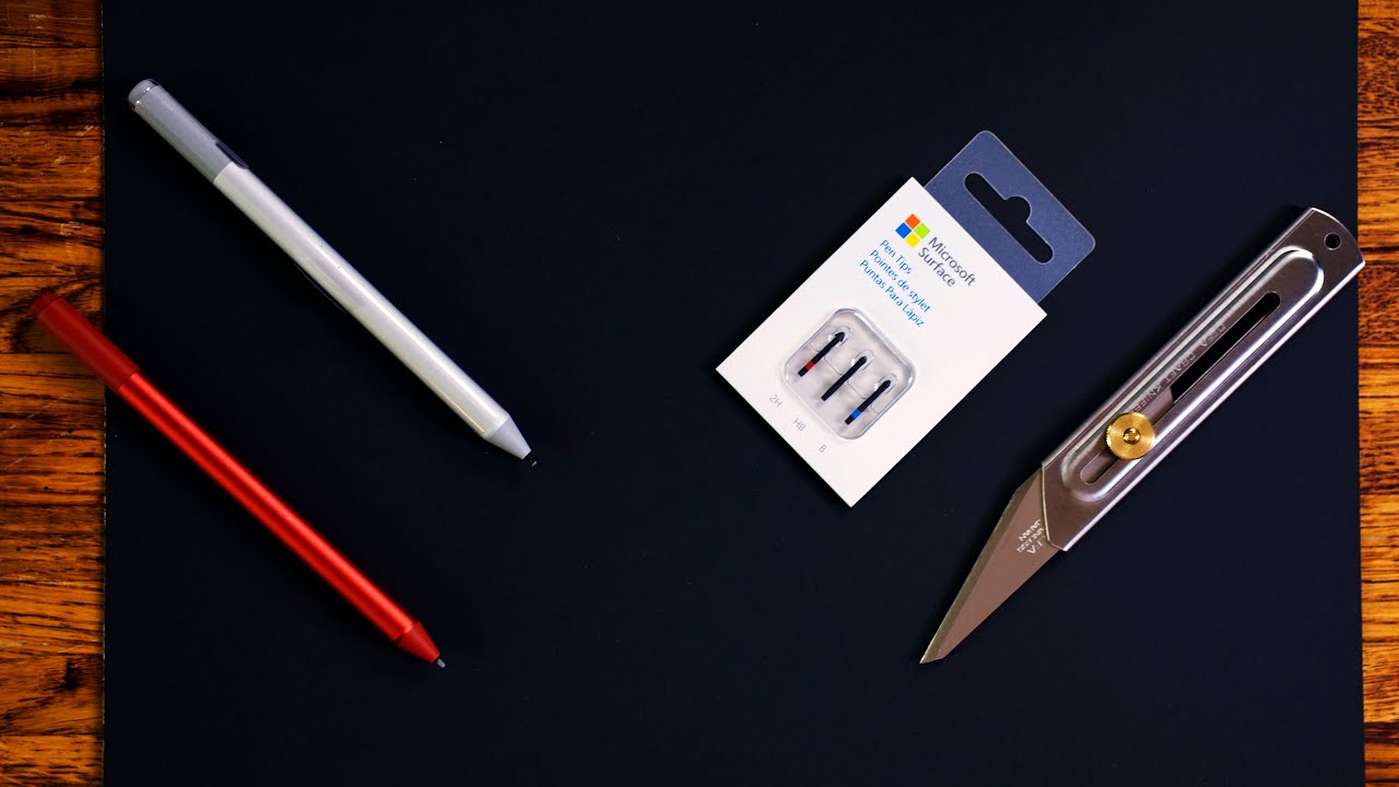Как заменить наконечник пера Microsoft Surface Pen?