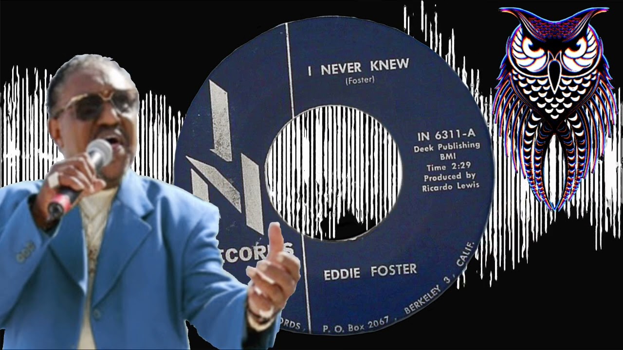 ✊🏽 Eddie Foster I Never Knew US IN Records 1967.