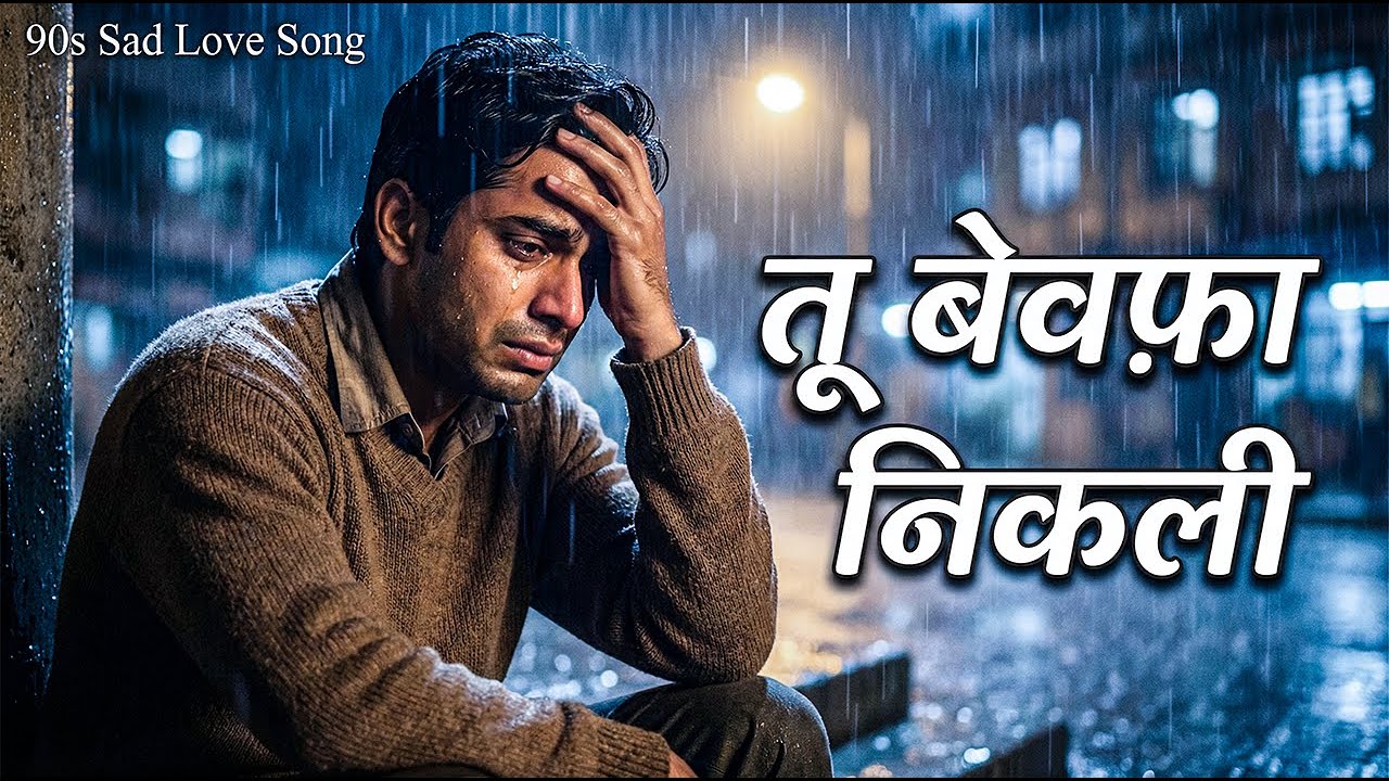 तू बेवफ़ा निकली | 90s Sad Bewafa Song | Old Is Gold Bollywood Heartbreak Melody