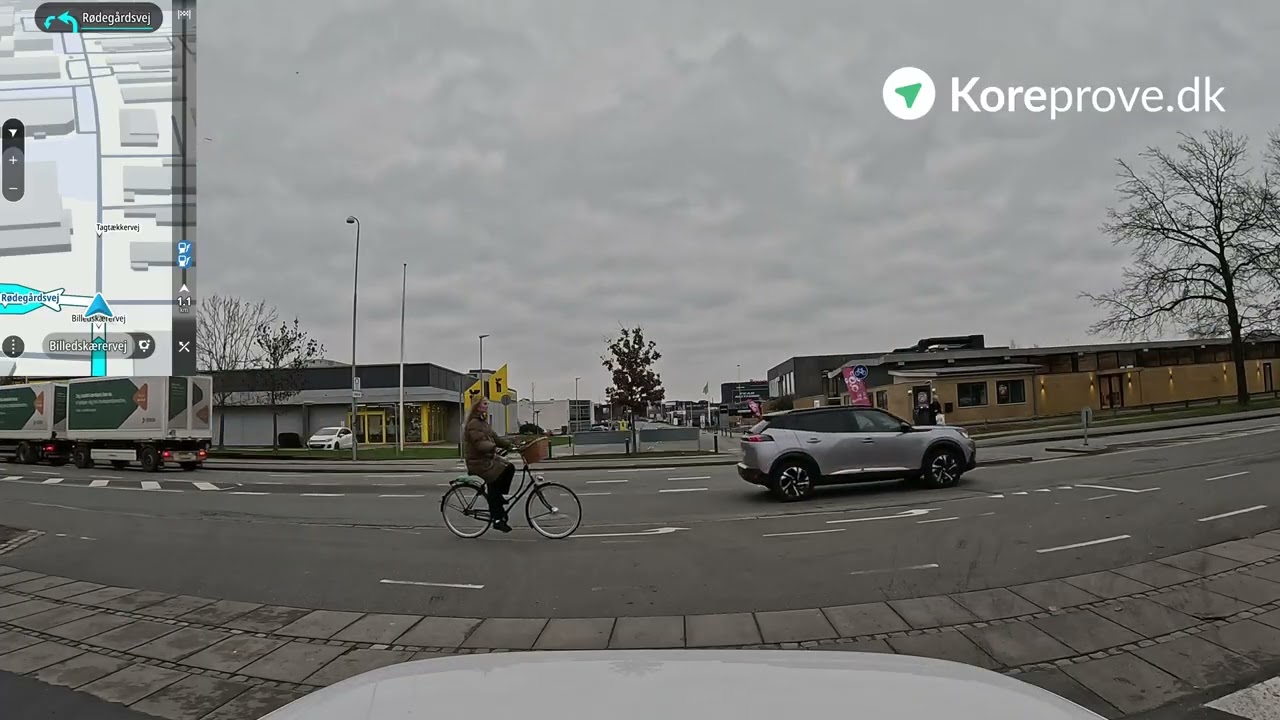 Køreprøve rute Odense - Odense Hunderup