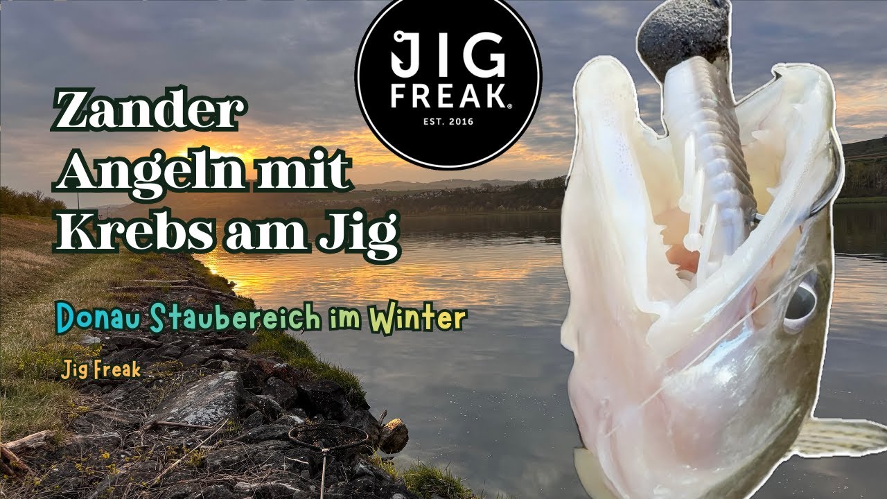 ZANDER TROTZ SCHNEE & EIS ?!   Niemand fischt so auf ZANDER im Winter ...( KREBS schlägt GUMMIFISCH)