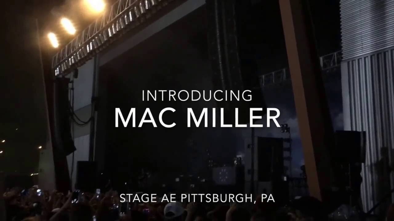 Mac Miller's Final Concert in Pittsburgh, PA