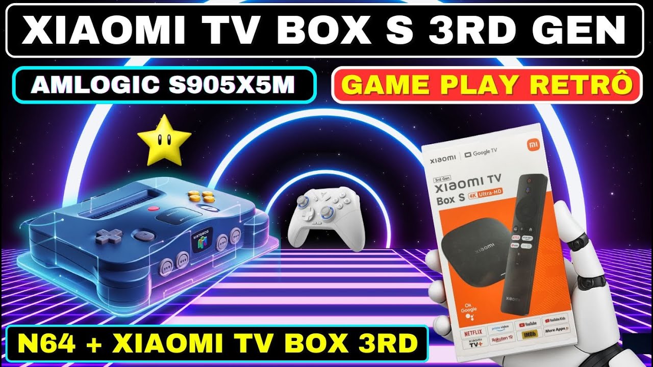 Nintendo 64 na Xiaomi TV Box 3&ordf; Gera&ccedil;&atilde;o com Amlogic S905X5 &ndash; Teste de Games!