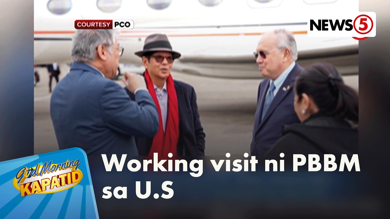 Pres. Marcos Jr., dumating na sa U.S. para sa 2 araw na working visit | Gud Morning Kapatid
