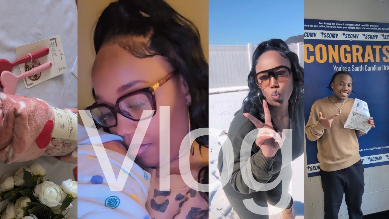 Weekly Vlog/ The Coziest Snow Days at Home ❄️ Cooking, She is here & Big Milestones,  Aldi Haul