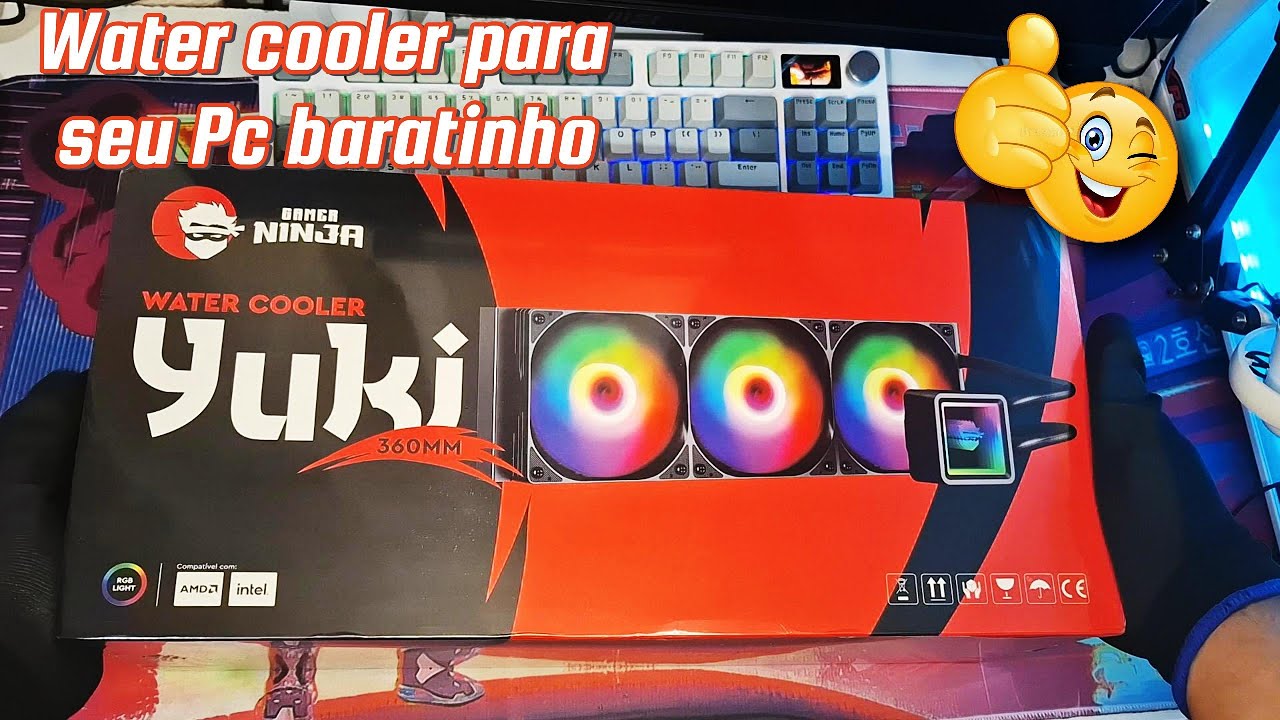 Water Cooler YUKI Gamer Ninja - Para deixar seu PC bonito e Frio 🥶