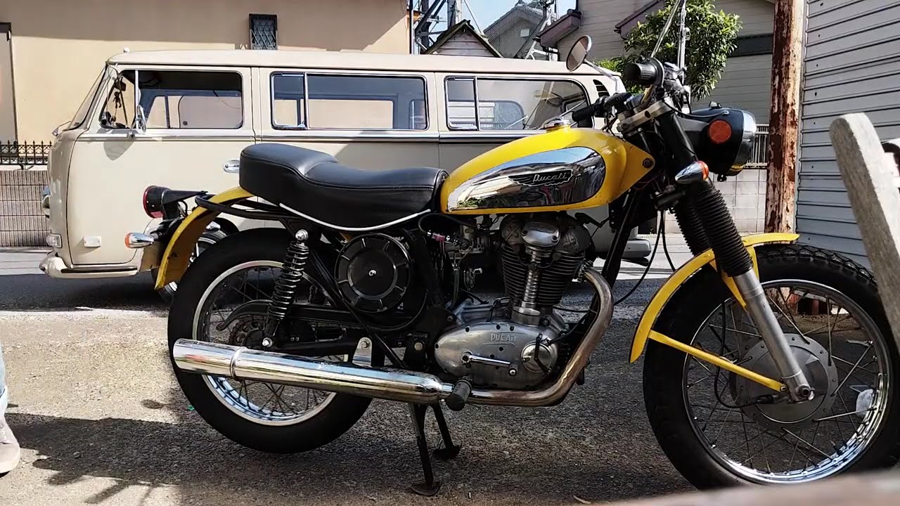 Ducati 450 Scrambler and Volkswagen Type 2